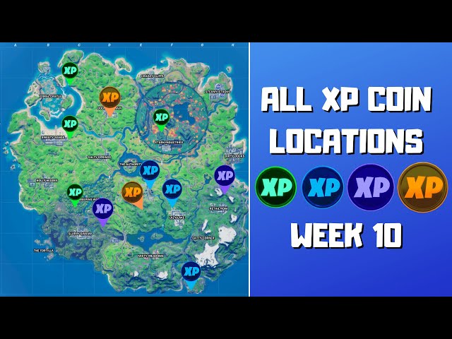 Every Week 6 XP Coin Location in Fortnite Season 4