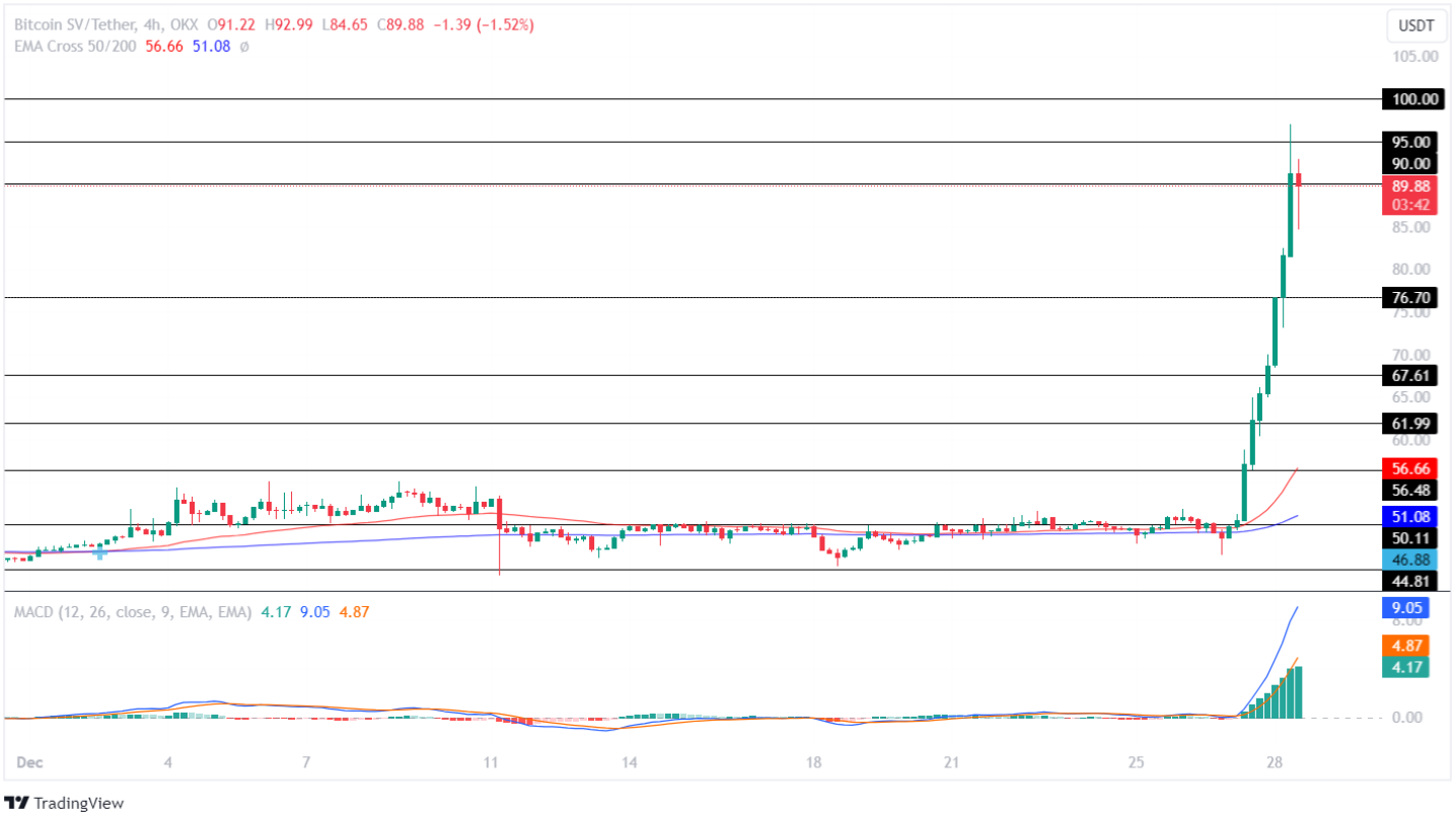 Bitcoin SV Price (BSV), Market Cap, Price Today & Chart History - Blockworks