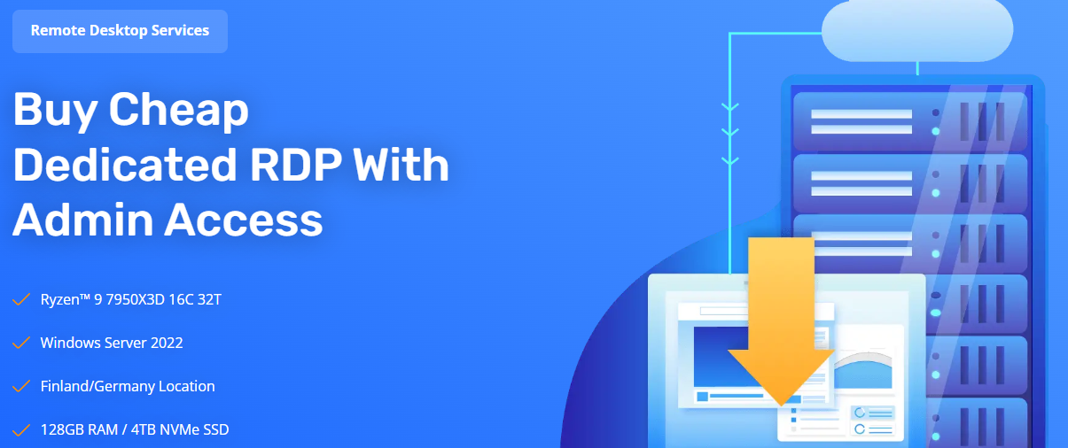 Instant Admin RDP Server, Buy Cheap RDP Server | Eldernode