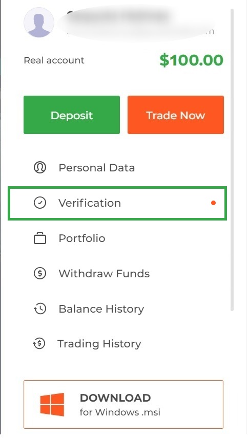 IqOption - Withdraw Money