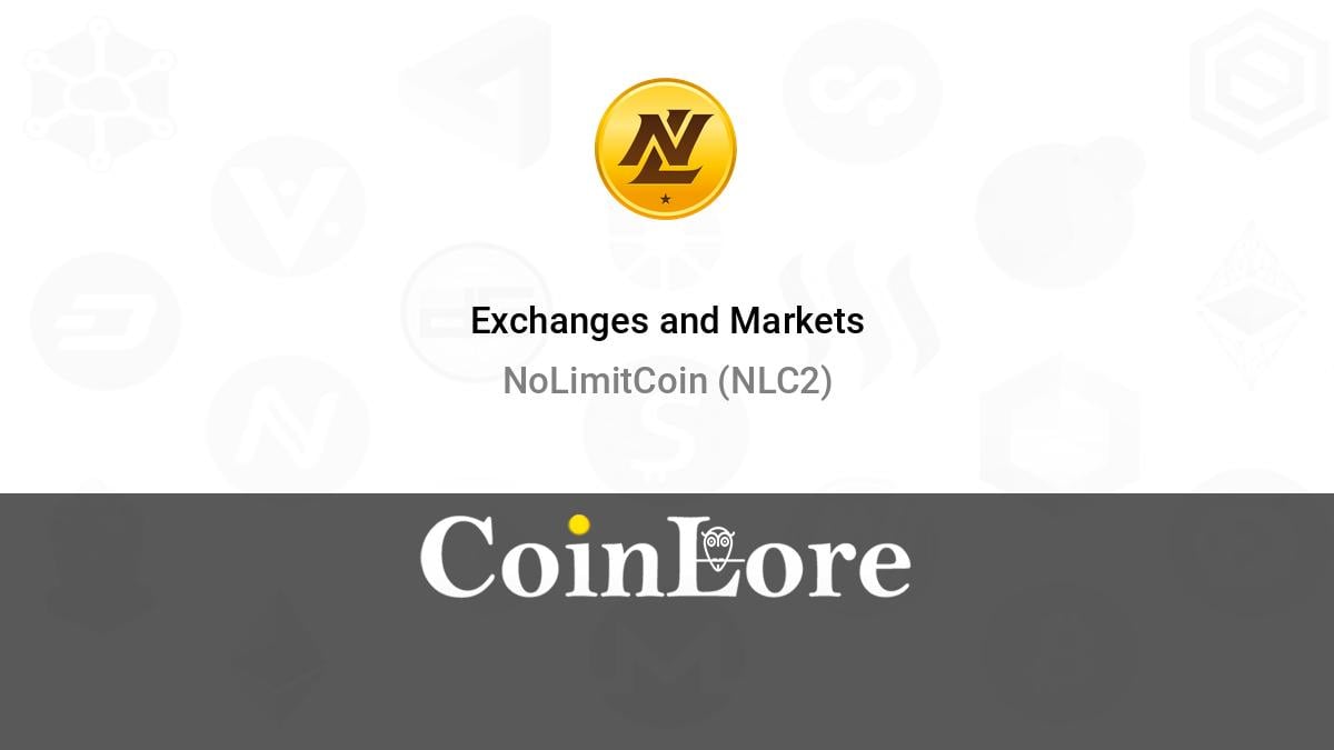 NoLimitCoin (NoLimitCoin ) · GitHub