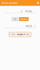 Bitcoin Price Calculator - BTC to USD current price