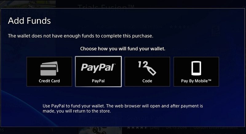 Why is PlayStation not accepting my PayPal?