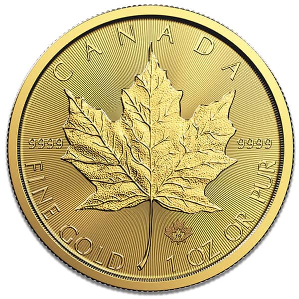 1/4 Oz Canadian Maple Leaf Gold Coin