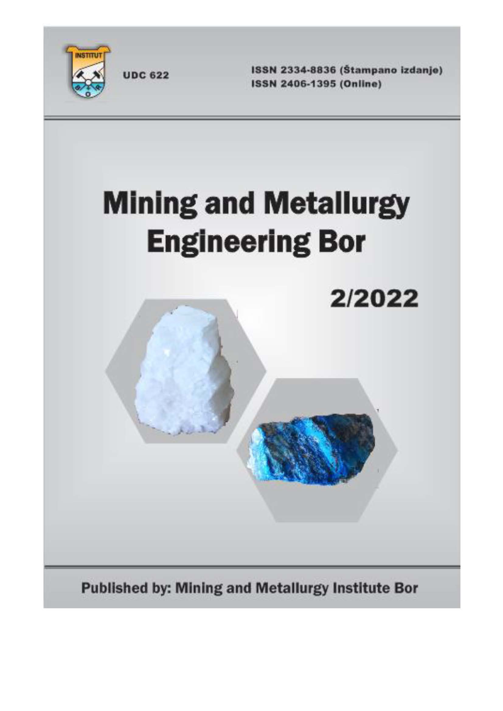 Mining and Metallurgy Engineering Bor Article | Exaly