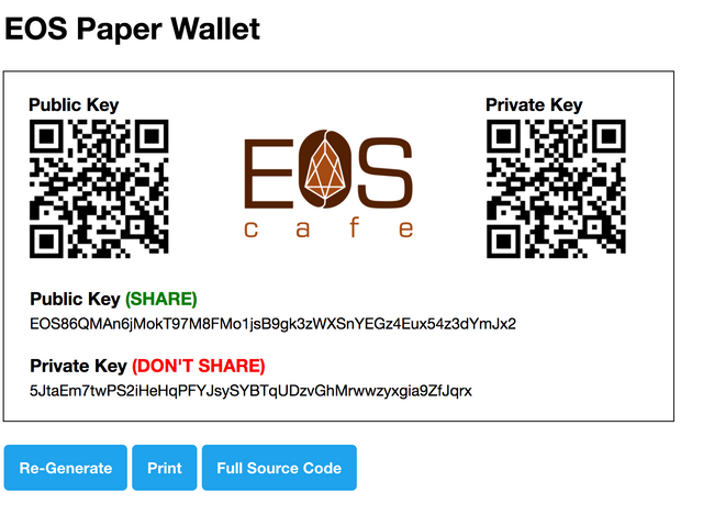 Memory Paper Wallet