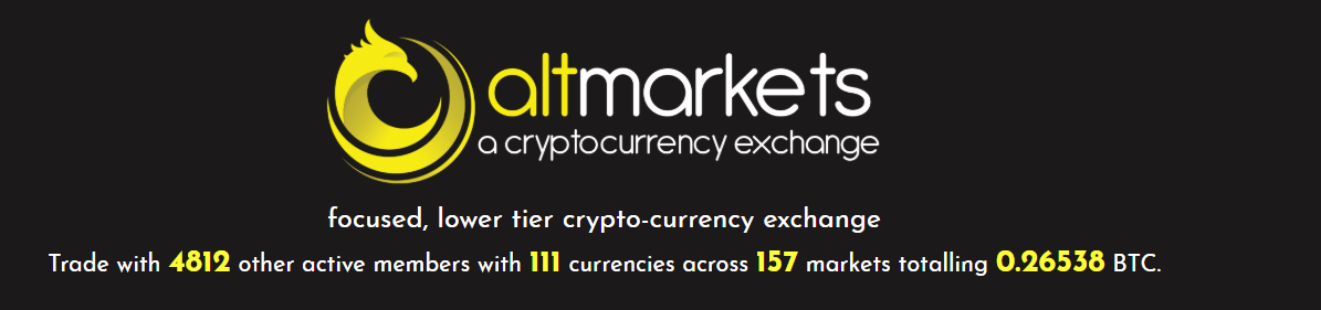 AltMarket trade volume and market listings | CoinMarketCap