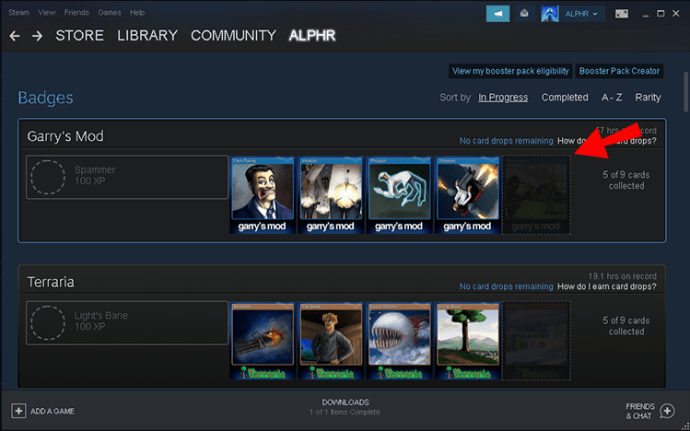 Cheapest Steam Trading Cards