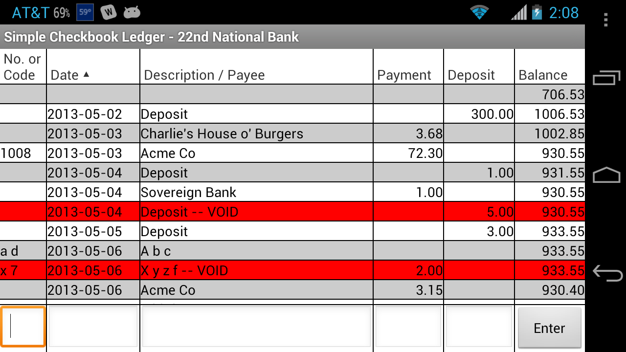 Free Checkbook Ledger APK for Android - Download