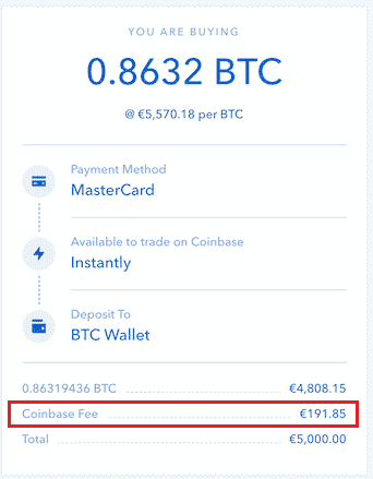 Coinbase Fee Calculator [Transaction & Miner Fees]