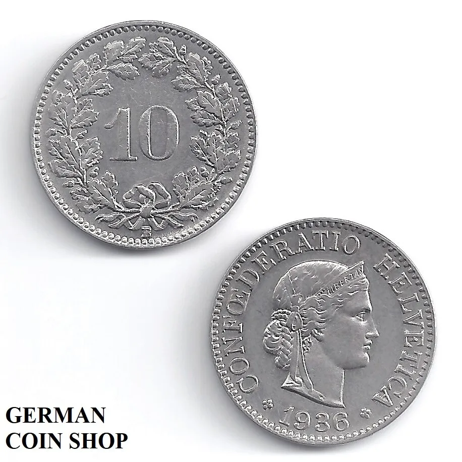 SWITZERLAND COINS VALUE ✓ Updated 