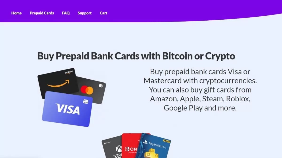 KYC-Free Prepaid Cards - Virtual Cards