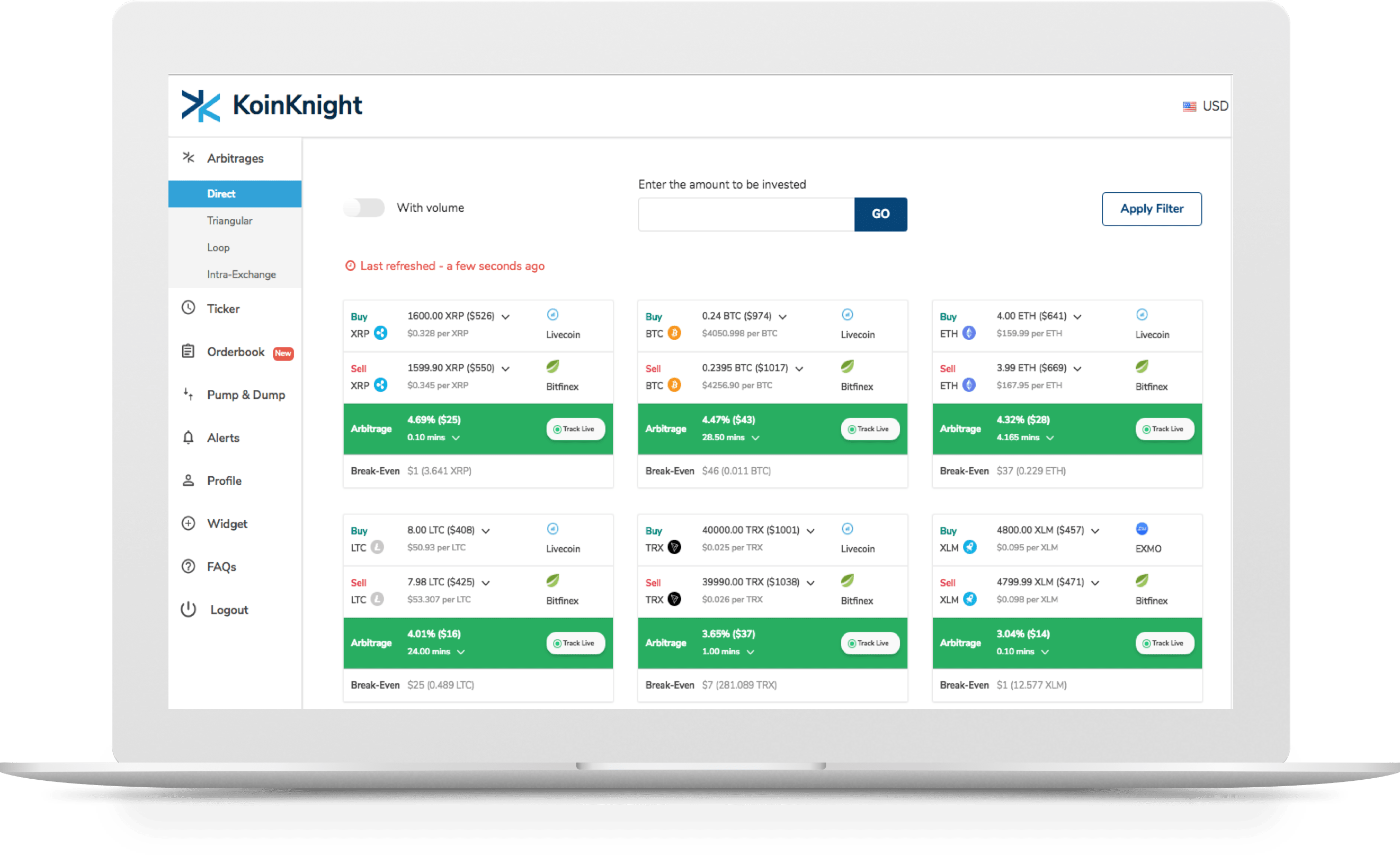 Multi-Exchange Cryptocurrency Arbitrage Development | PixelPlex