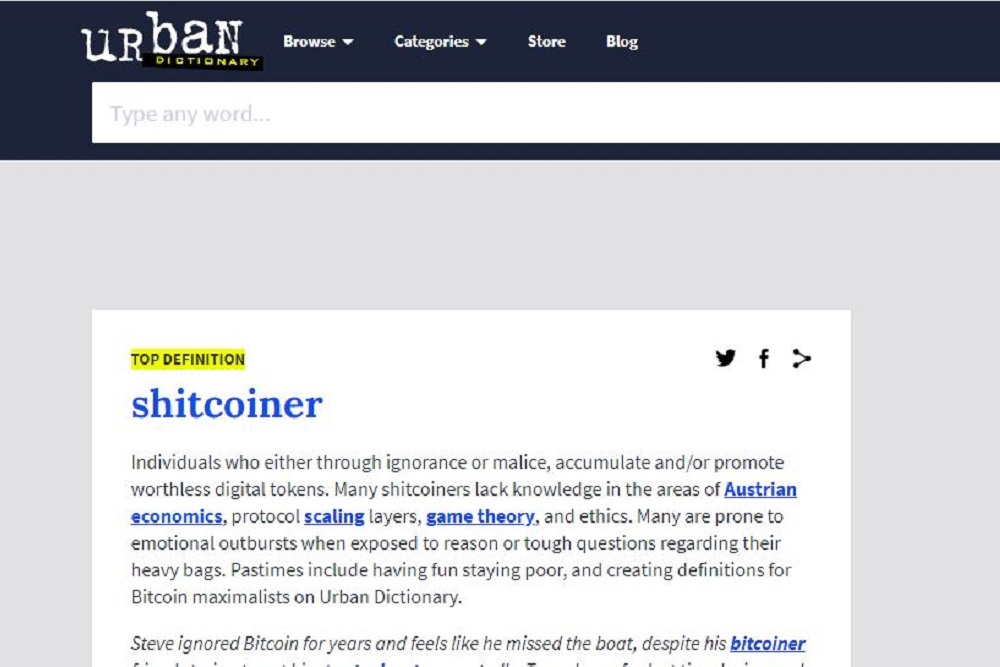 Urban Dictionary: Crypto aggression