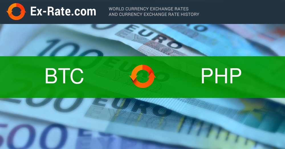 1 BTC to PHP - Bitcoins to Philippine Pesos Exchange Rate