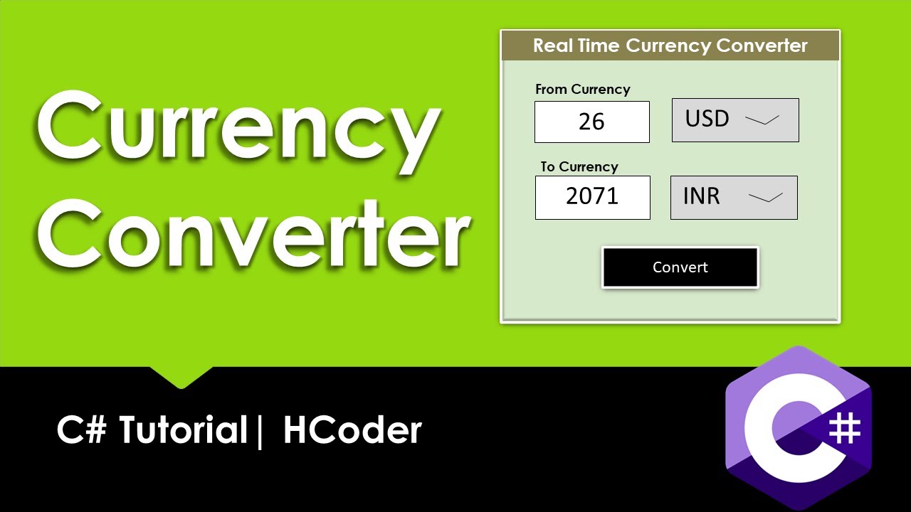GitHub - Caleb/Currency-Converter-C-: A currency Converter using C# WinForm