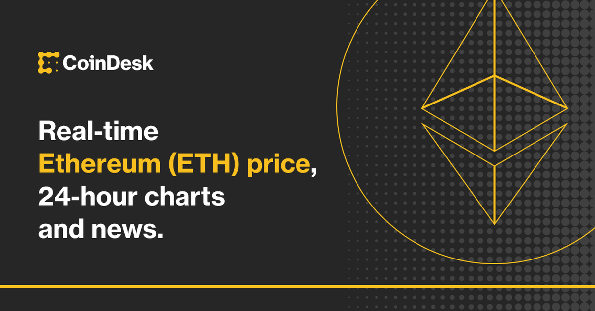 Ethereum Price Today - ETH Coin Price Chart & Crypto Market Cap