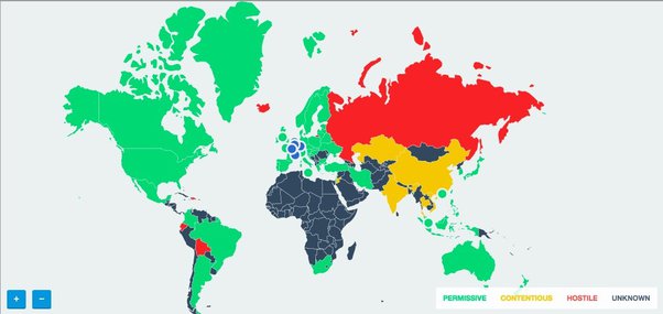 Top Countries Where Bitcoin is Banned or Illegal