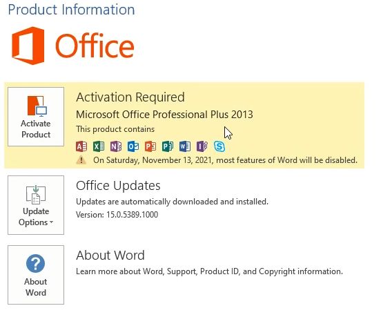 Microsoft Office Pro Plus Product Key License