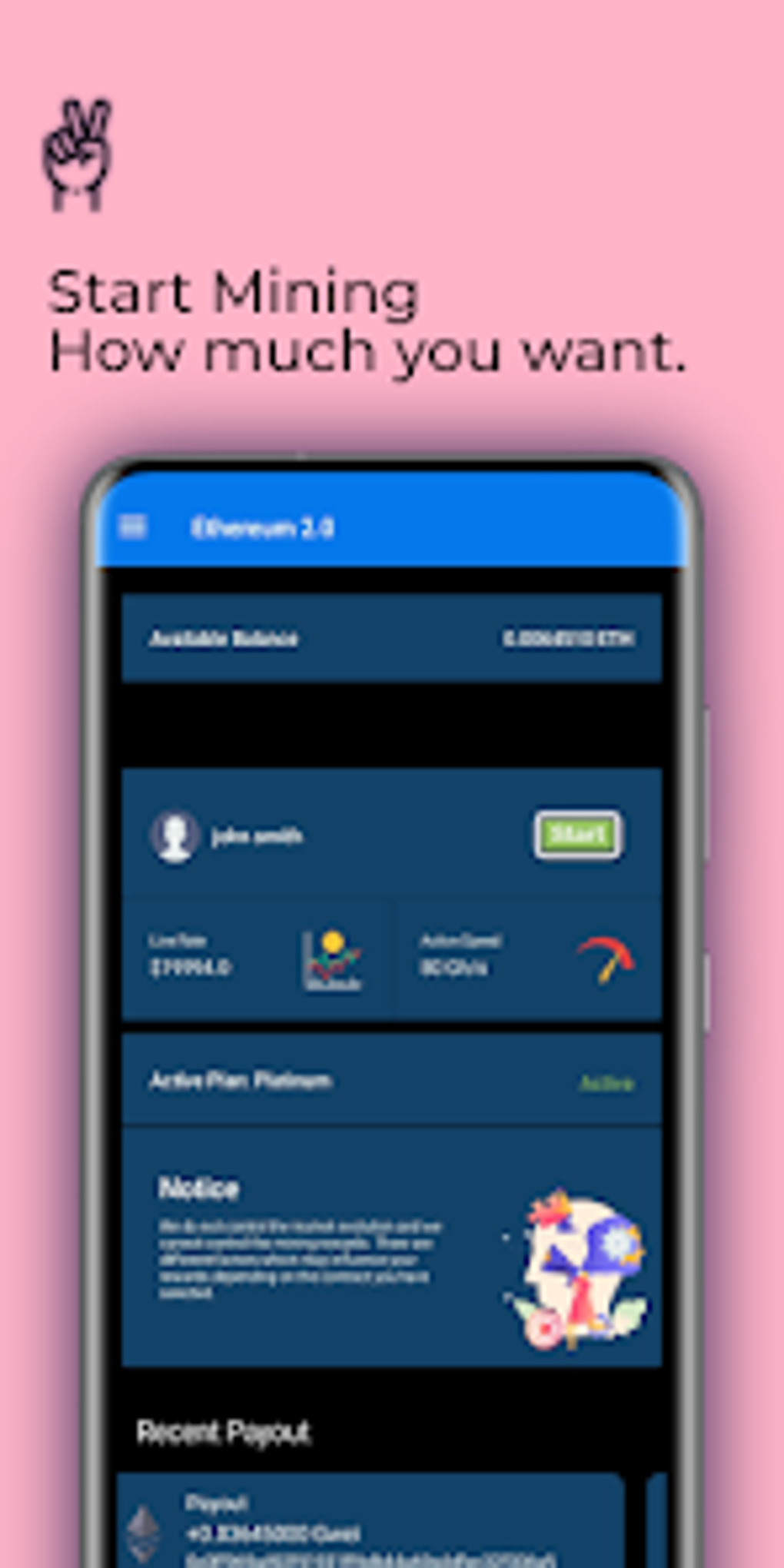 Descargar Ethereum Mining, ETH Miner APK para Android - Última Versión