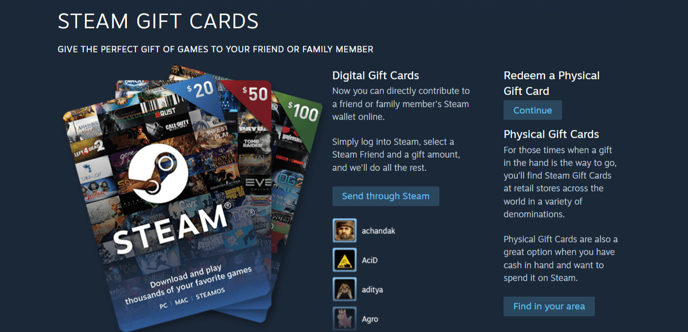 What you need to know about Steam Gift card