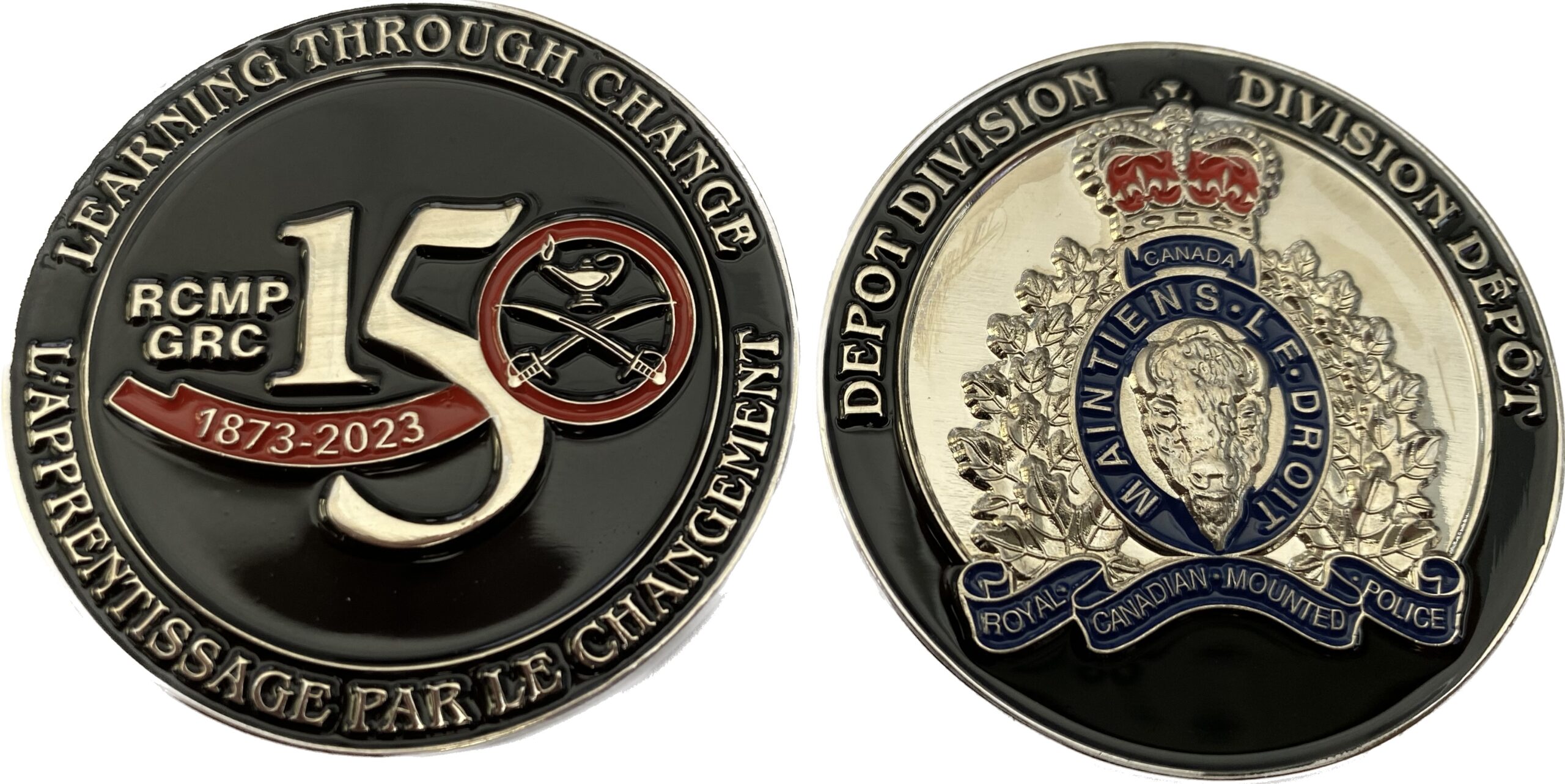 The Thin Blue Line Canada Support Police Challenge Coin