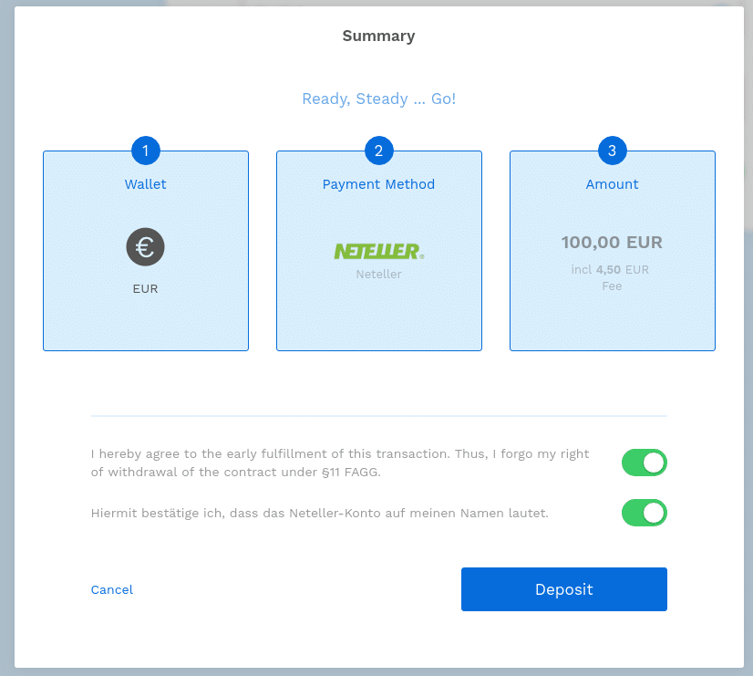 Exchange Bitcoin (BTC) to Neteller USD  where is the best exchange rate?