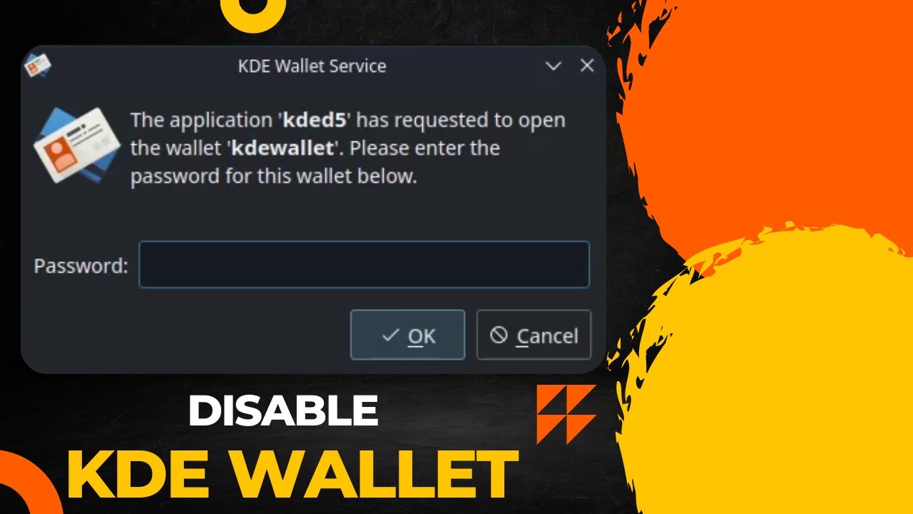 Disable KWallet?