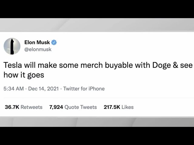 Dogecoin Soars As Elon Musk Hints It Could Be Used To Buy Teslas