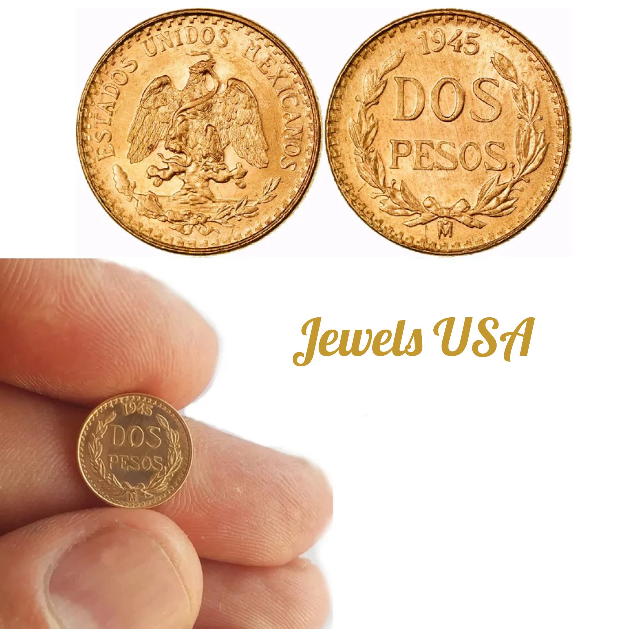 Dos Pesos Gold Coin Diamond Ring | Solitaire Jewelers – SOLITAIRE JEWELERS