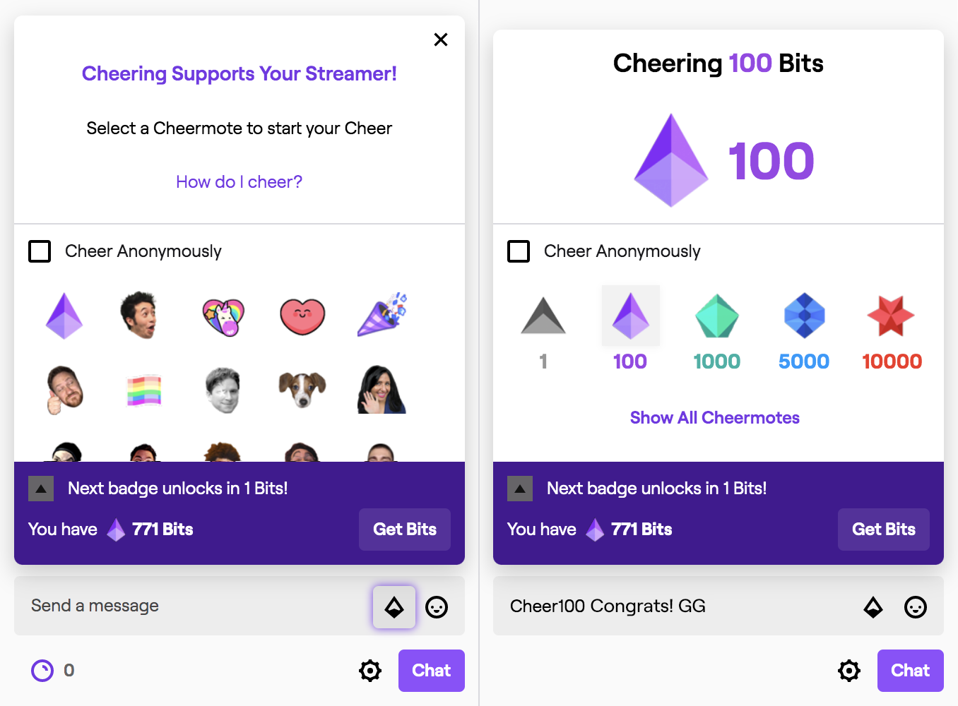 Guide to Cheering with Bits | Twitch Help Wiki | Fandom