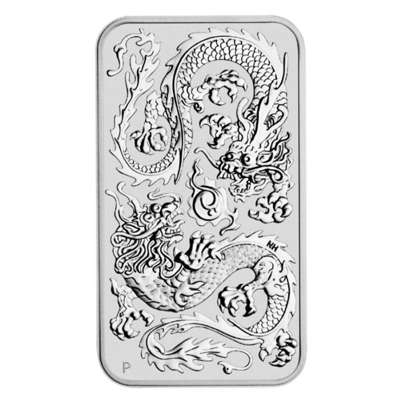 Bullion List - Silver - Perth Mint - Buy 1oz Silver Double Dragon Coin - Bullion List