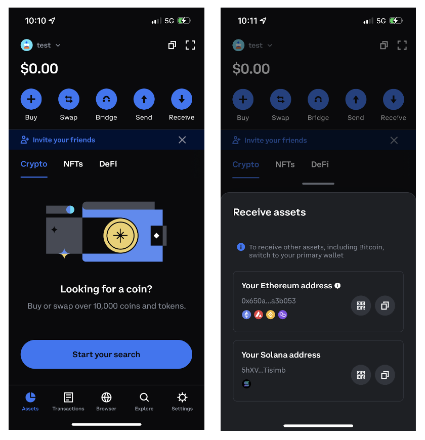 ‎Coinbase Wallet: NFTs & Crypto on the App Store