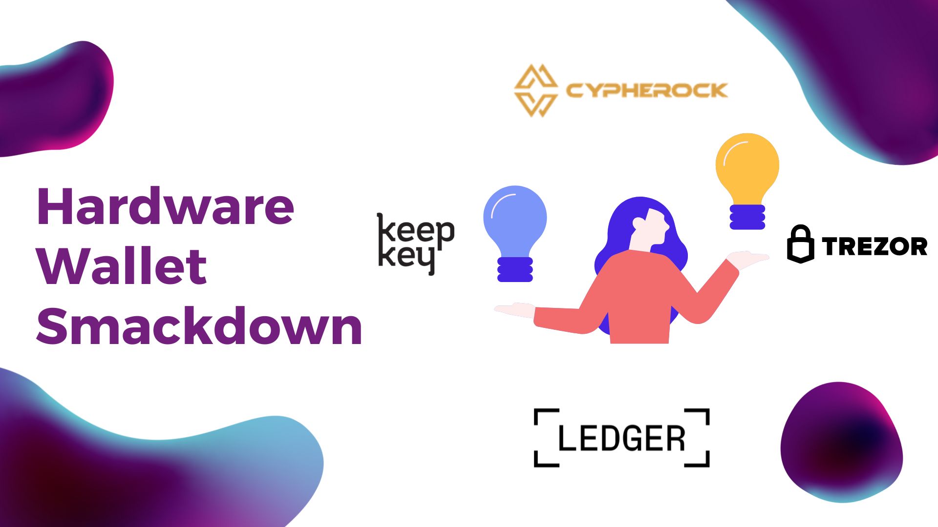 Best Hardware Wallet - Comparison: Ledger, Bitbox02, Trezor