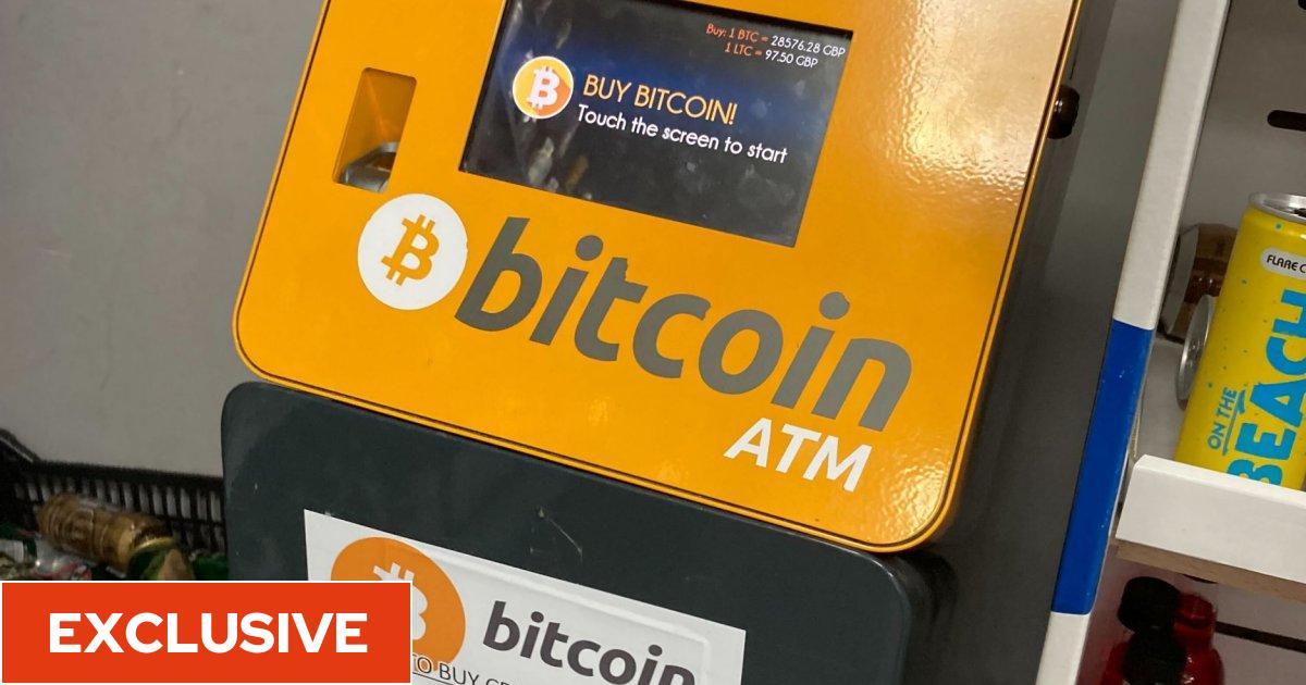 Bitcoin ATMs available in corner shops leaving customers at risk