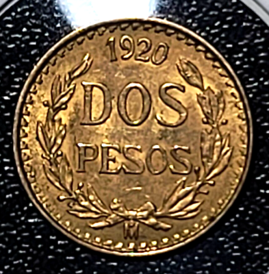 Mexico Dos Pesos Gold Coin