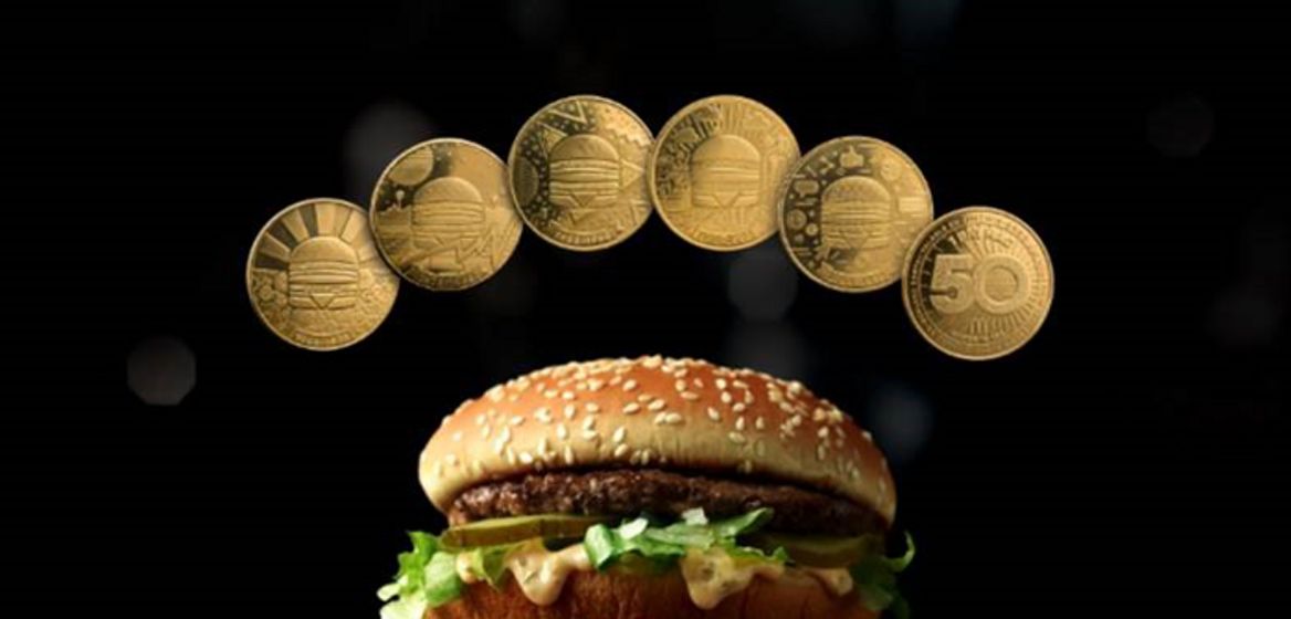 McDonald's giving free Big Mac's today with special coin