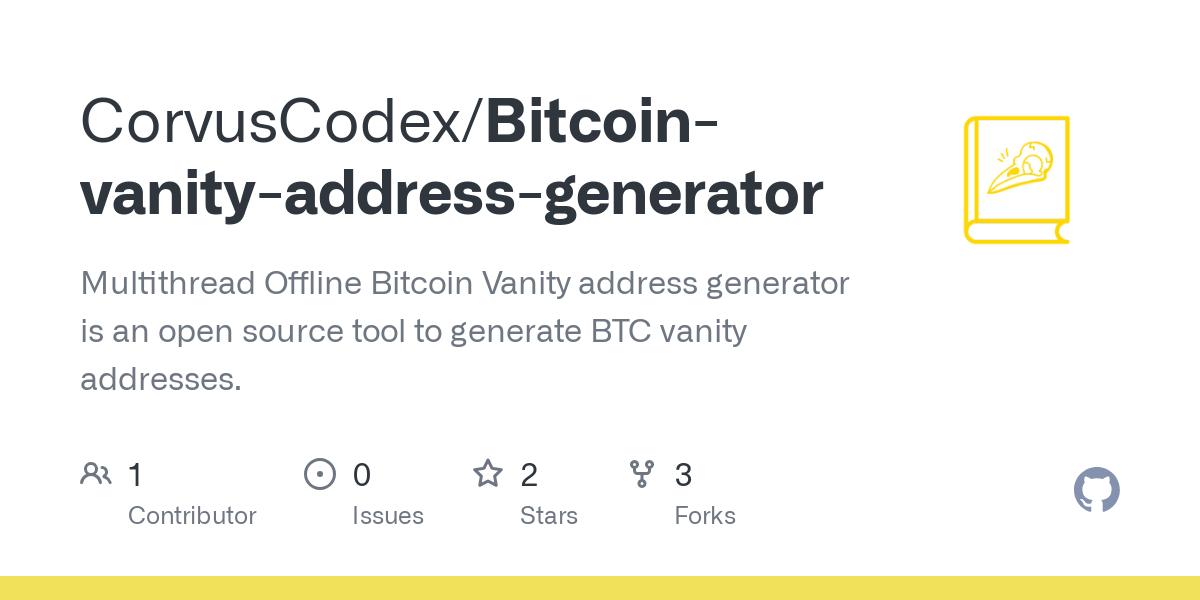 Bitcoin Vanity Address Generator Launches New Tool to Create Custom Bitcoin Addresses