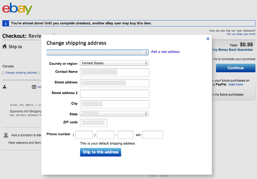 Can EBay sellers see my billing address?? - The eBay Community