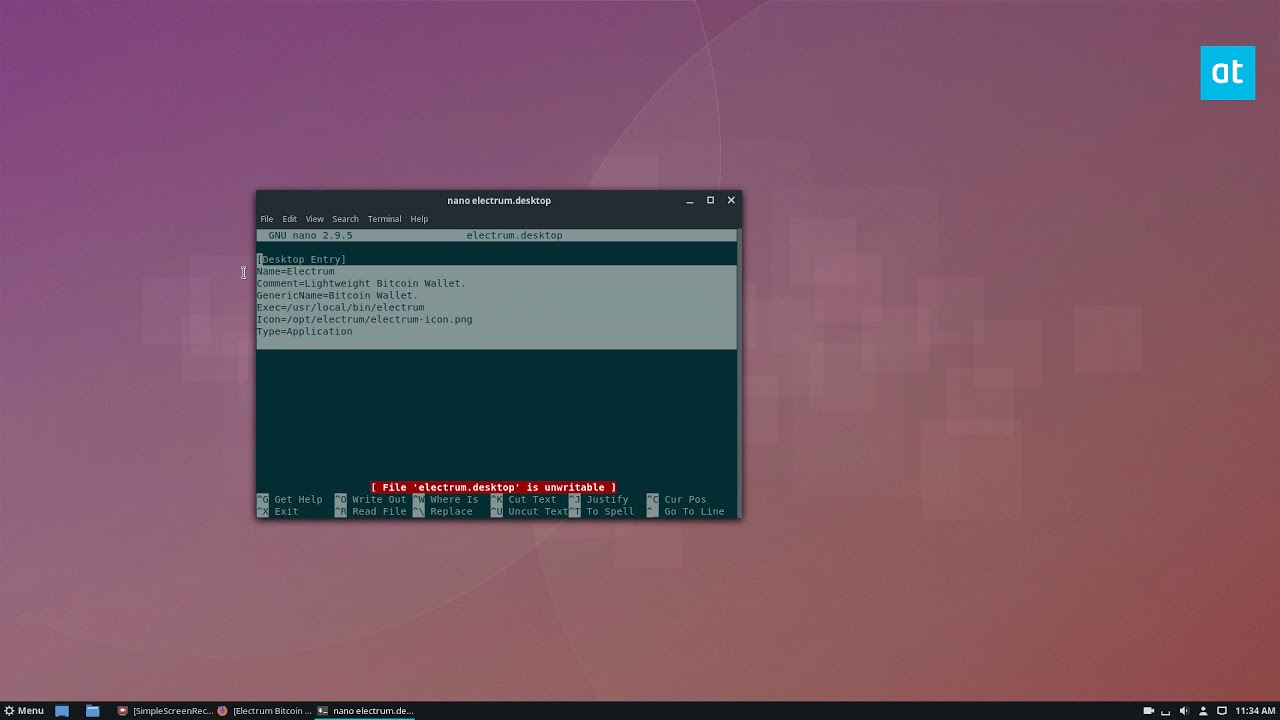 Electrum on Ubuntu – Steps by step
