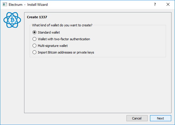 Restoring your standard wallet from seed – Bitcoin Electrum