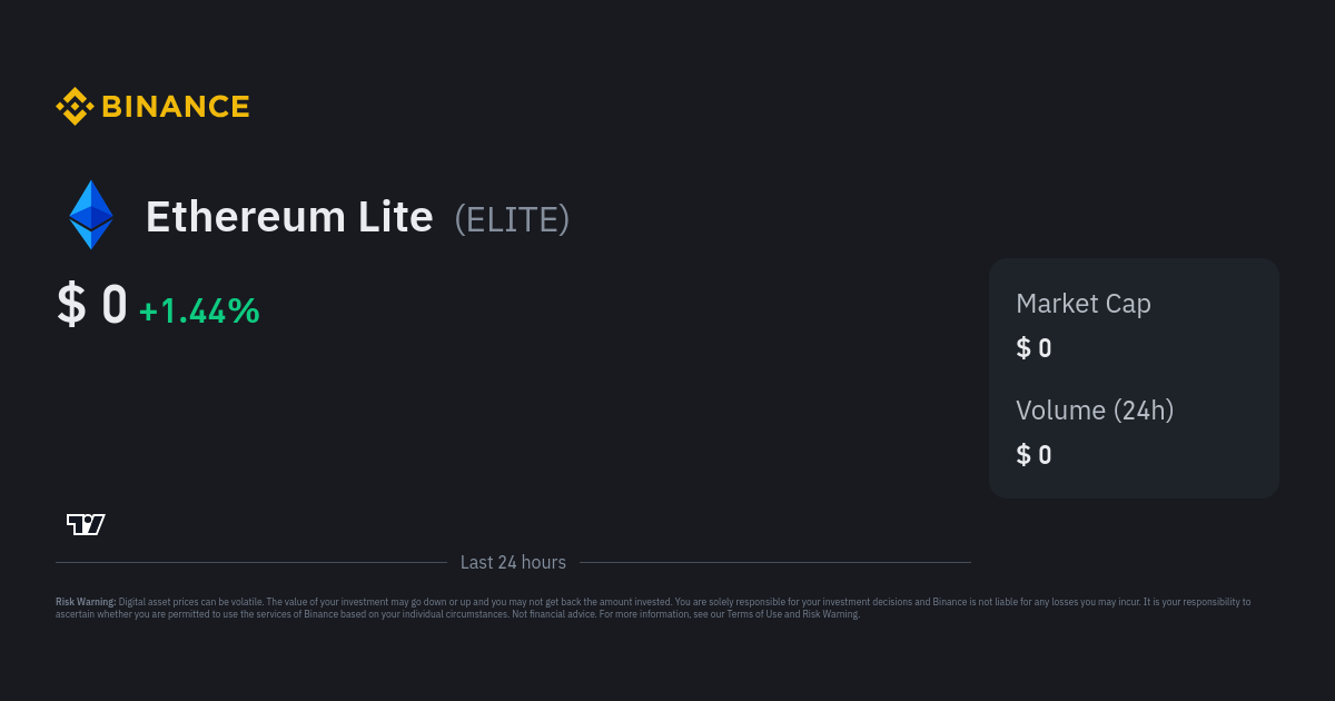 Ethereum Lite Price | Ethereum Lite Value | Crypto Capitalist