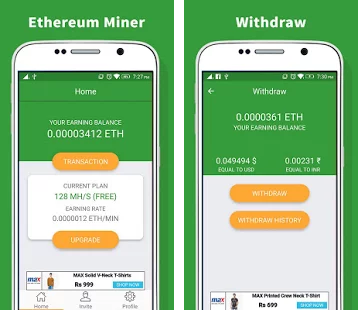 Ethereum Mining - ETH Miner APK [UPDATED ] - Download Latest Official Version