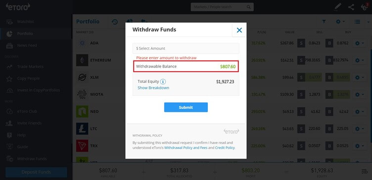 Can I use PayPal to deposit and withdraw? | eToro Help