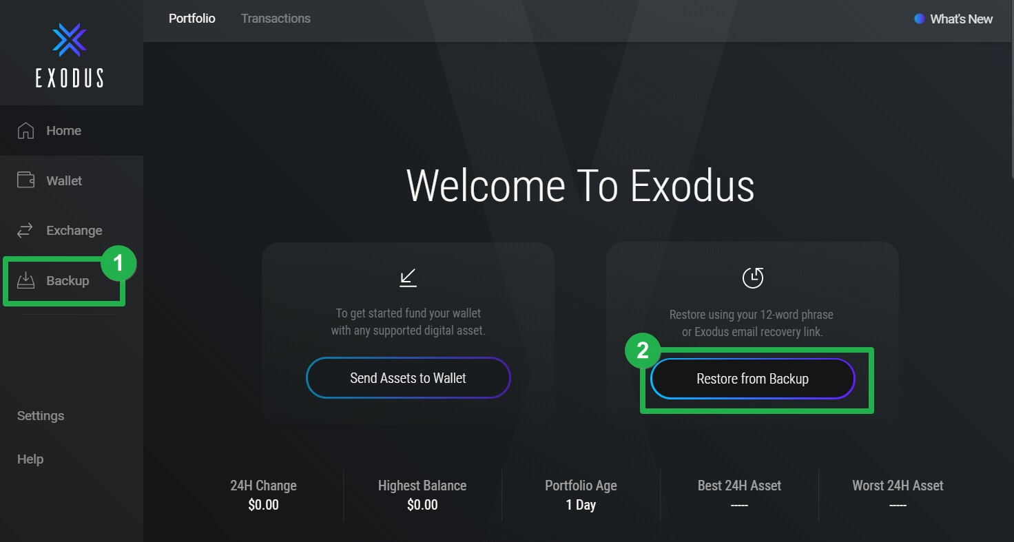 Exodus Wallet Backup and Restore Guide | Coin Guru