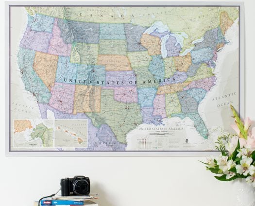 Buy Zip Code Maps, Wall Maps for Office & Home Decor