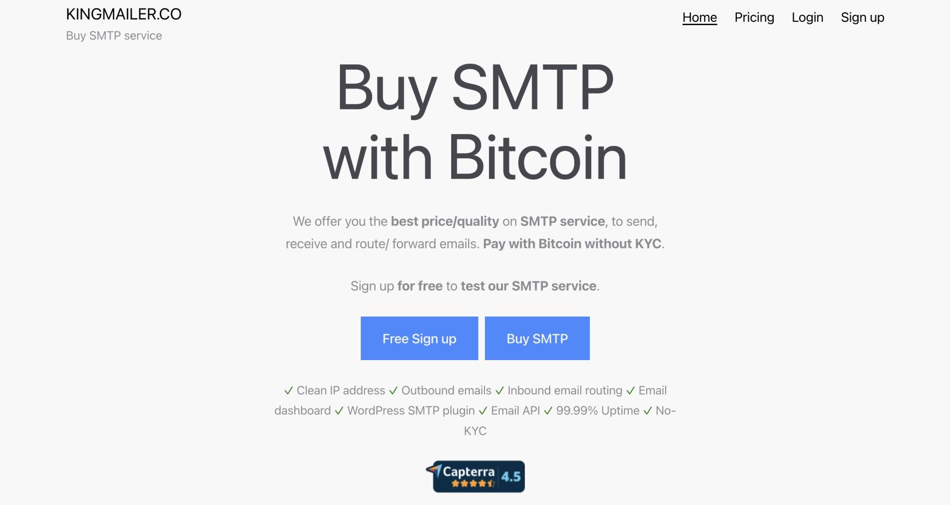 Buy SMTP server with bitcoin/BTC - Dedicated SMTP Server | Bulk Email Service | Buy SMTP