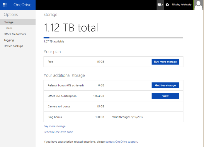 15Gb Bonus OneDrive Storage Space! Free! | Bruceb Consulting