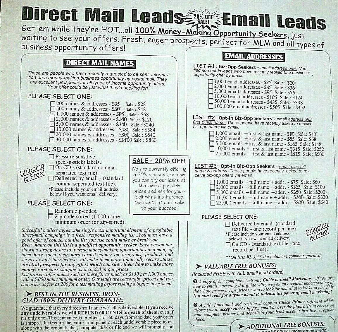 Buy Email Lists: Targeted B2B and B2C Email Address Lists