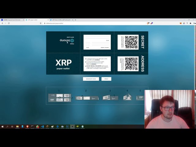 XRP paper wallet